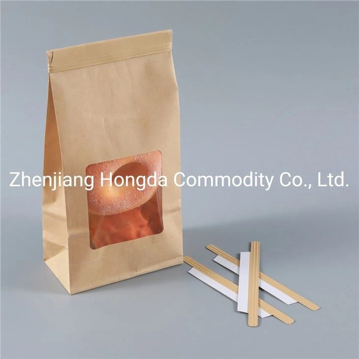 Factory Supplier Customized Color/size Paper Tin Tie For Bag