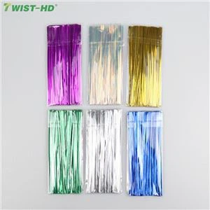 พลาสติก Twist Tie สำหรับบรรจุภัณฑ์ขนม