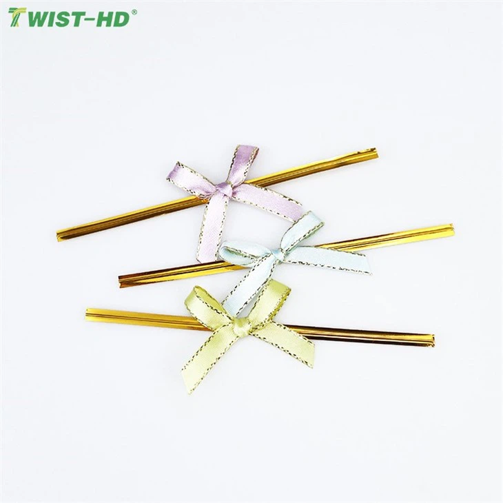 Twist Tie Ribbon Bows